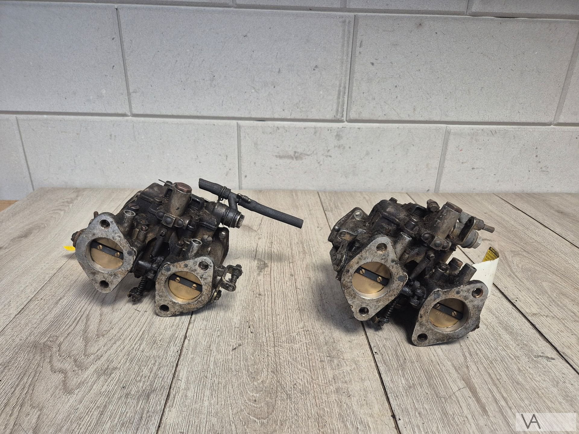 Carburateur set van Alfa Romeo Giulietta 75 Dellorto DHLA40, -, Utilisé, Alfa Romeo, -