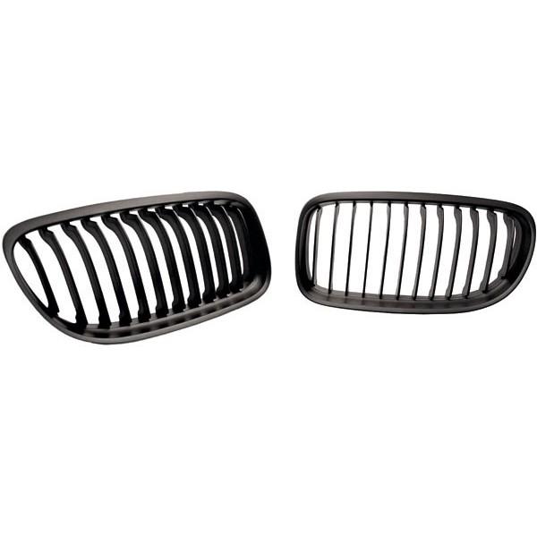 Grill nierenset voor BMW 3 Touring E90 E91 Zwart 2008-2012, Auto diversen, Auto-accessoires