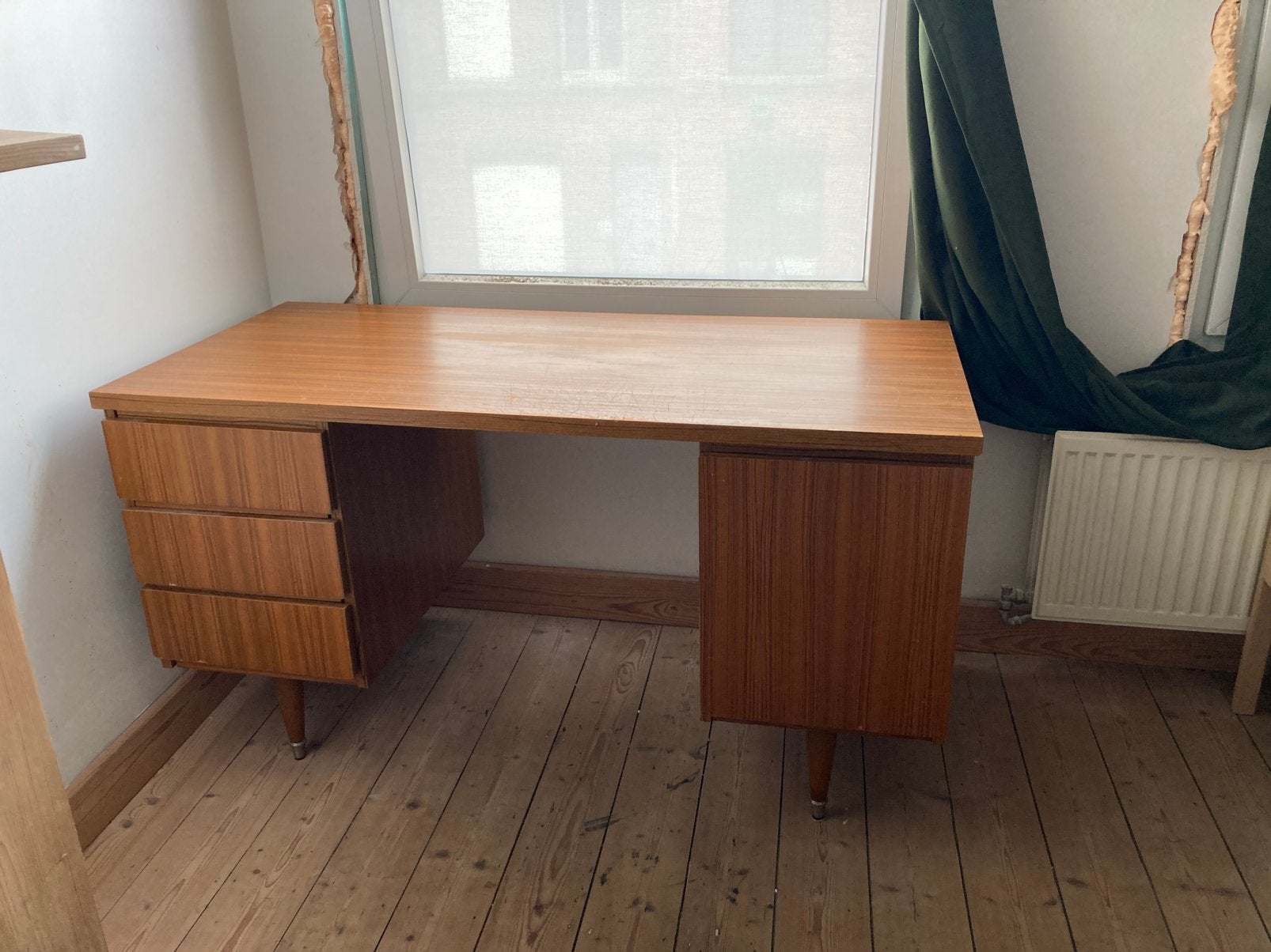 Vintage bureau, Maison & Meubles, Bureaux, 62 cm, Vintage, Enlèvement, Bois
