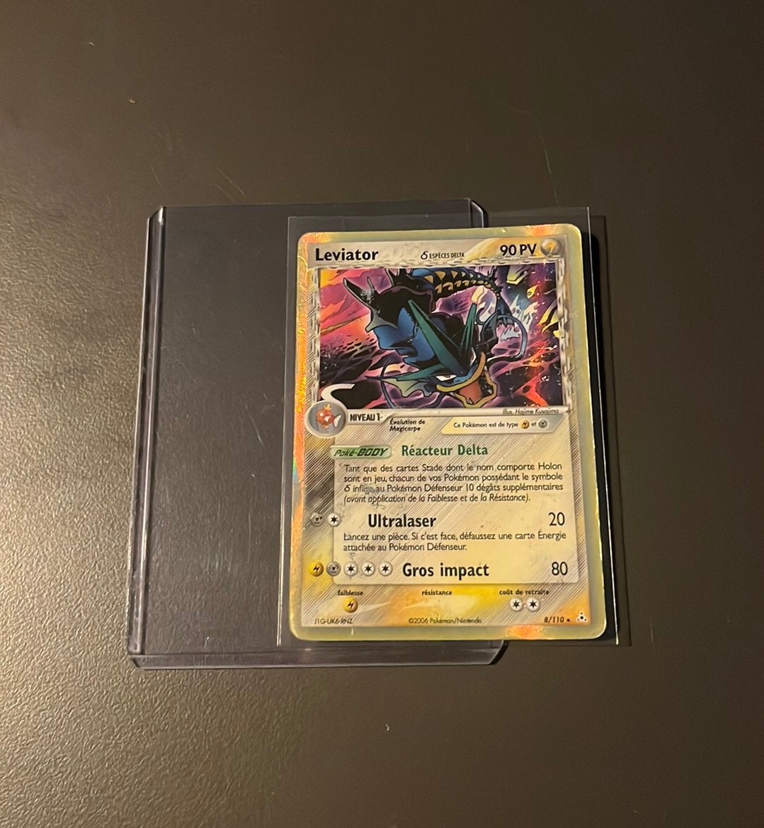 Leviator(Gyarados) Delta Species Holo EX Holon Phantoms8/110, Hobby en Vrije tijd, Verzamelkaartspellen | Pokémon, Verzenden, Gebruikt