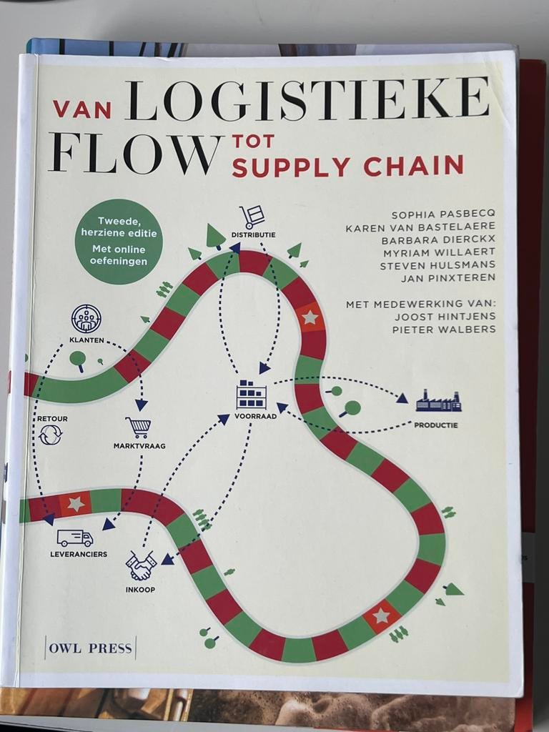 Van logistieke flow tot supply chain, Ophalen of Verzenden, Zo goed als nieuw