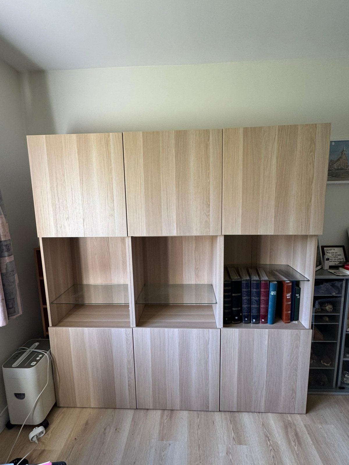 3* armoires Besta Ikea, 25 à 50 cm, Avec porte(s), Comme neuf, Autres essences de bois