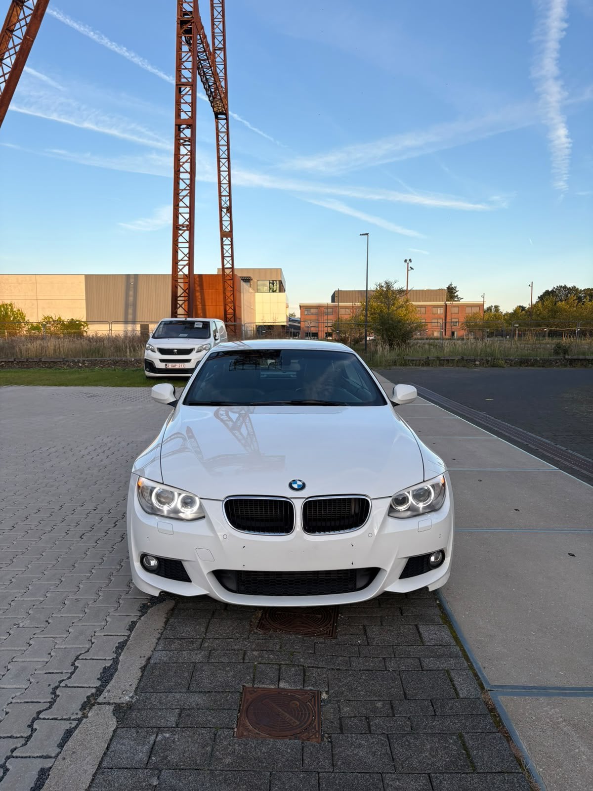 BMW 320D Cabrio ** M pakket ** Automaat E93 Facelift), Auto's, Lichtmetalen velgen, Euro 5, Cabriolet, Zwart