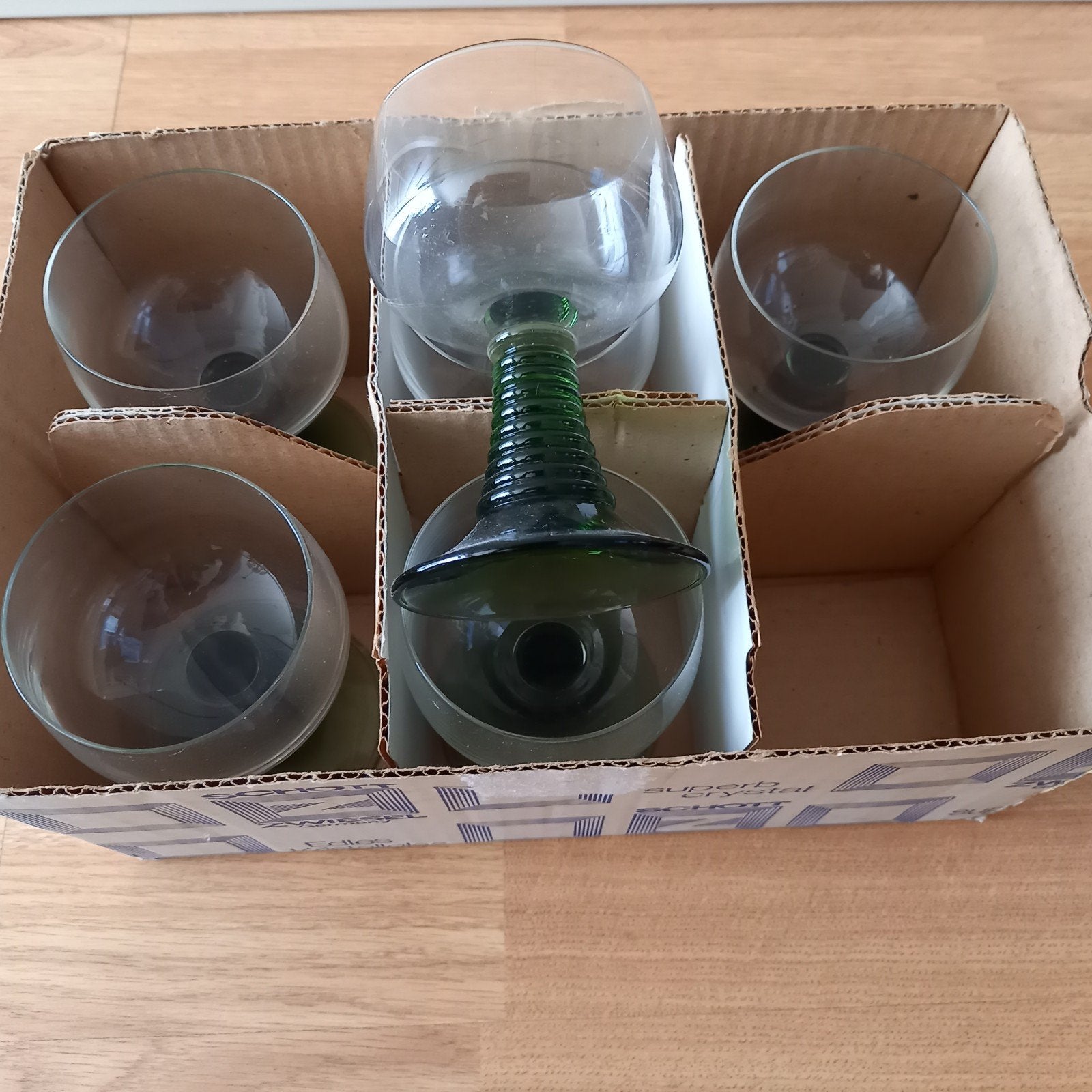 6 NIEUWE SCOTT ZWIEZELGLAZEN, Ophalen of Verzenden, Nieuw