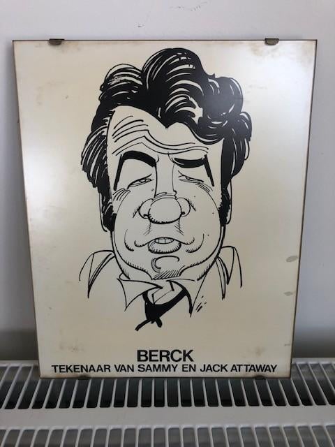 karikatuur BERCK ( Sammy )  20 x 25, Boeken, Ophalen