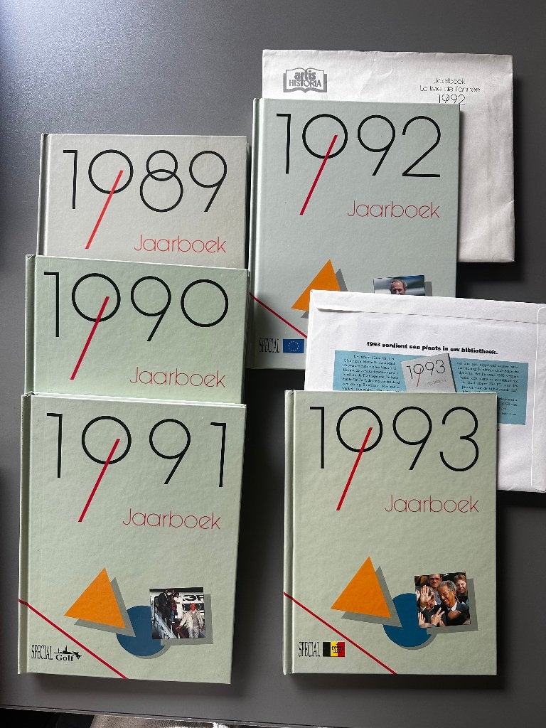 Lot: 5 Artis-Historia Jaarboeken (1989-1993) perfecte staat, Boeken, Ophalen of Verzenden, Zo goed als nieuw, Carlos De Veene