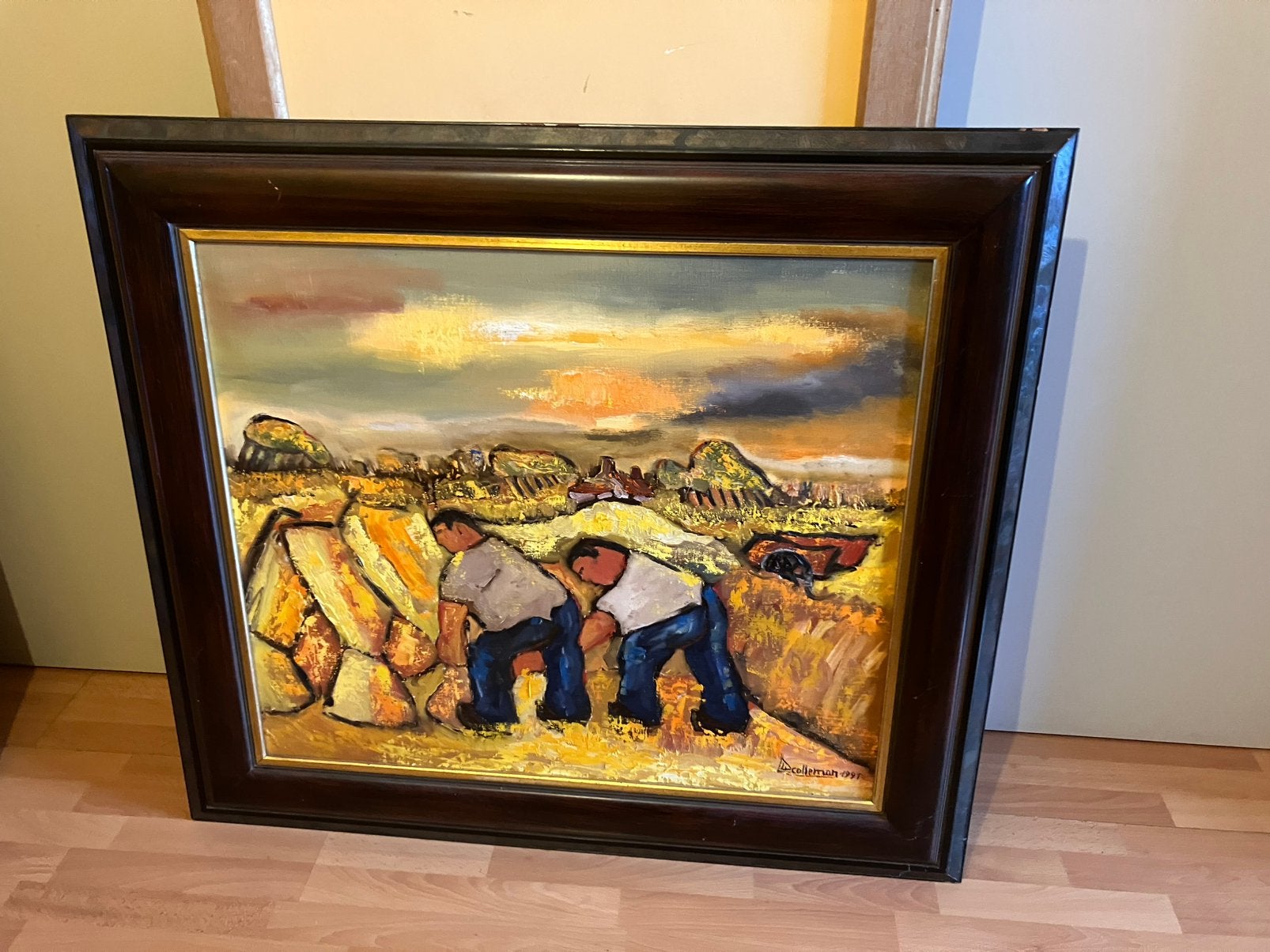 Schilderij ‘Binders’, Ophalen