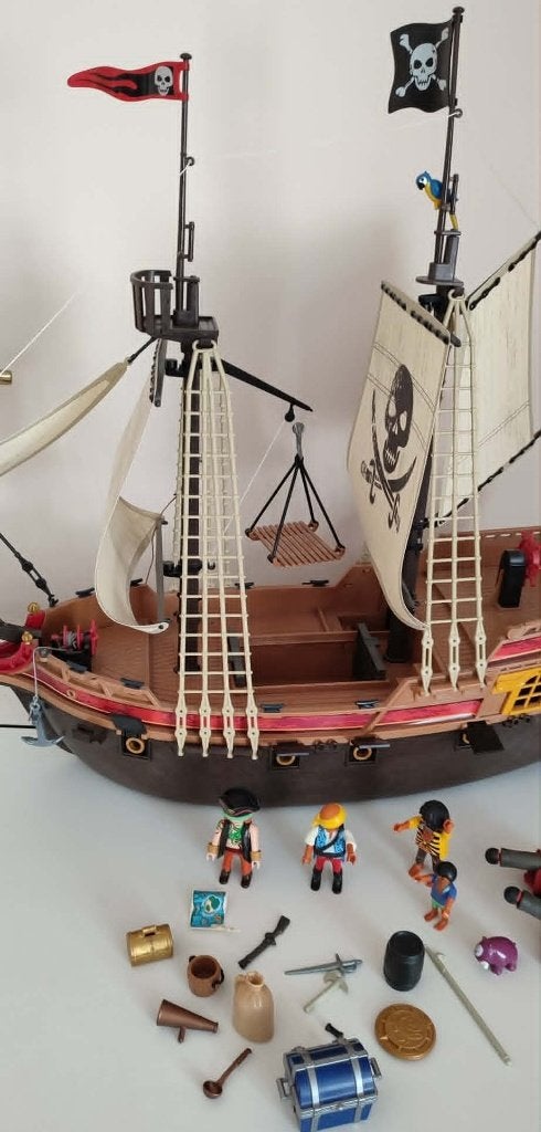 Playmobil piratenschip 5135, Kinderen en Baby's, Speelgoed | Playmobil, Ophalen, Gebruikt, Boot/Schip