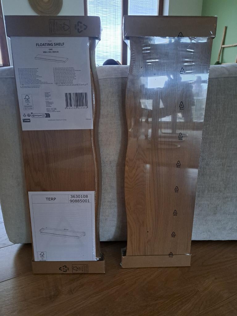 Wanddecoratie schap, Ophalen