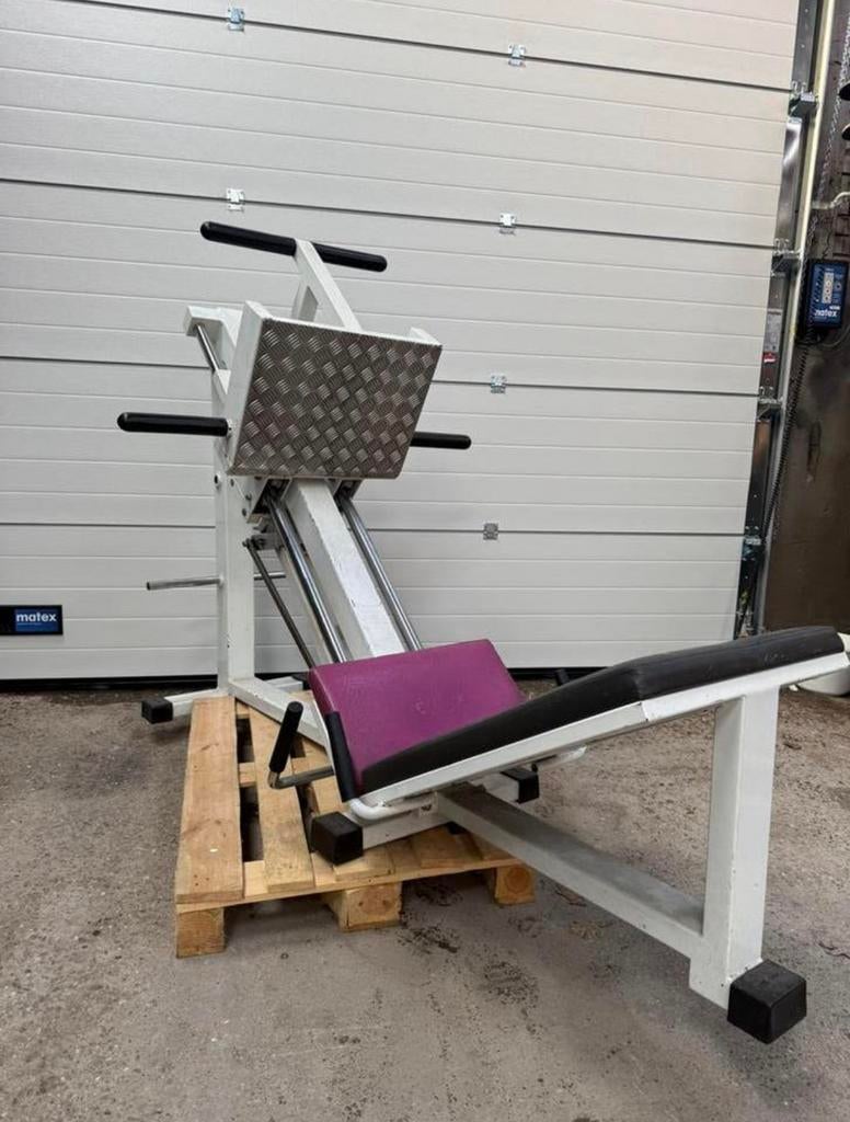 Gerva Sport 45 degree legpress / beinpresse / plate loaded, Sport en Fitness, Fitnessmaterialen, Ophalen, Gebruikt, Benen, Overige typen
