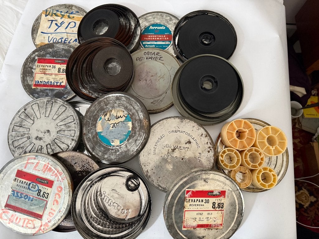 Rollen en dozen voor Belgische vintage films, Verzenden