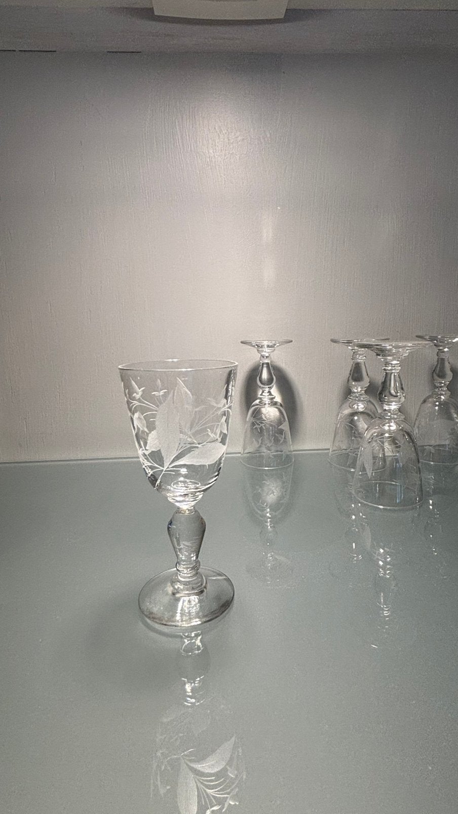 Superbe cristal vintage (6 verres) en cristal véritable !, Antiquités & Art, Enlèvement