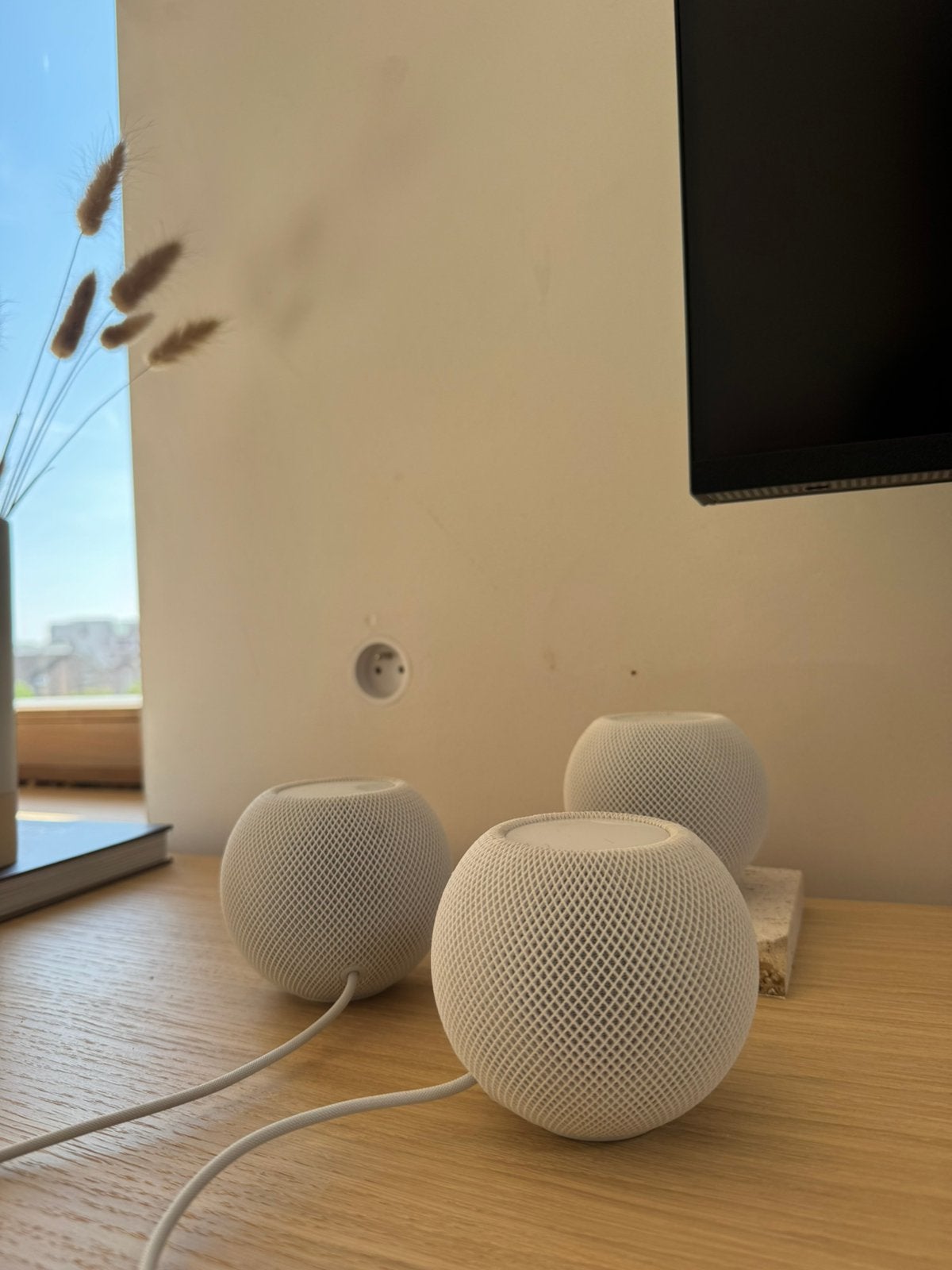 Homepod mini 3 stuks, Inclusief microfoon, Ophalen of Verzenden, Zo goed als nieuw, Slimme speaker