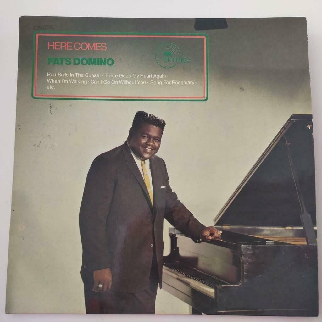 Vinyl LP Here comes Fats Domino Rock Blues Jazz R&B Pop, Ophalen of Verzenden, 12 inch, Jazz