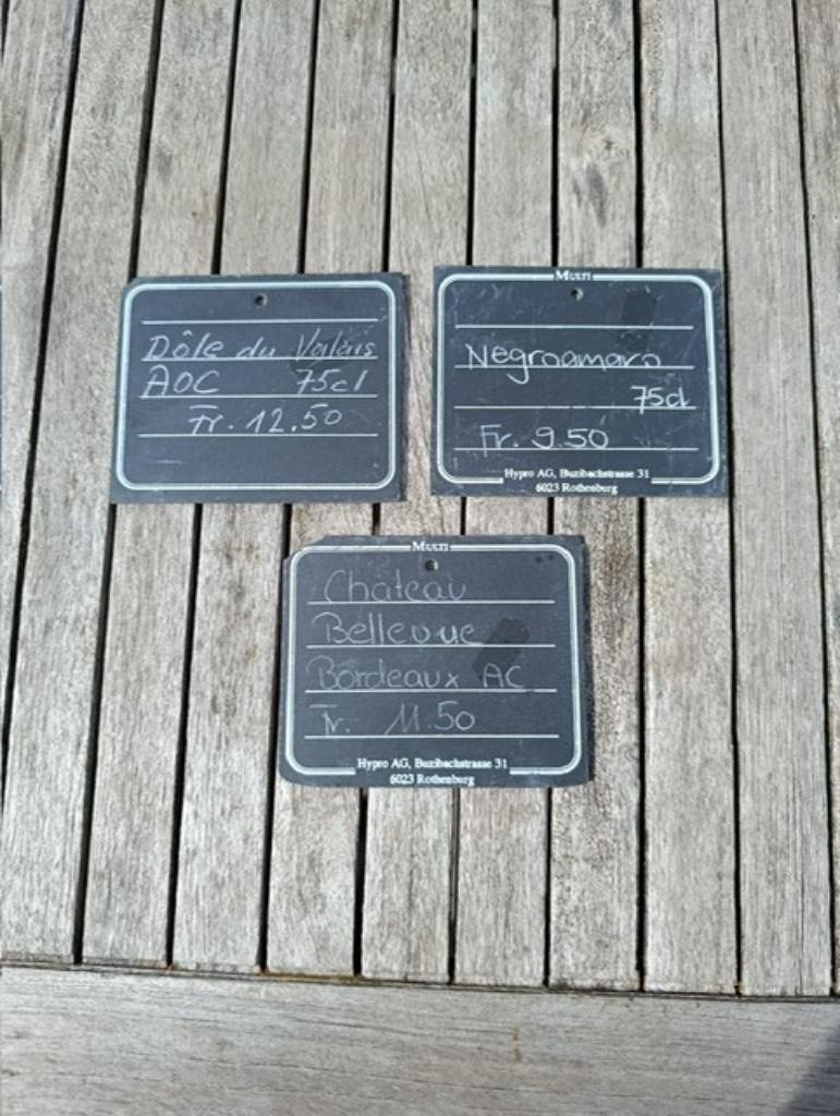 panneaux d'affichage en ardoise, Enlèvement, Utilisé, Panneau publicitaire