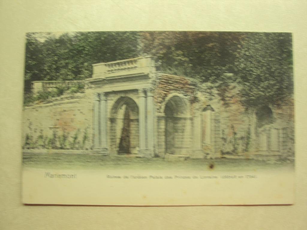 49636 - MARIEMONT - RUINES DE L'ANCIEN CHATEAU DES PRINCES, Collections, Envoi