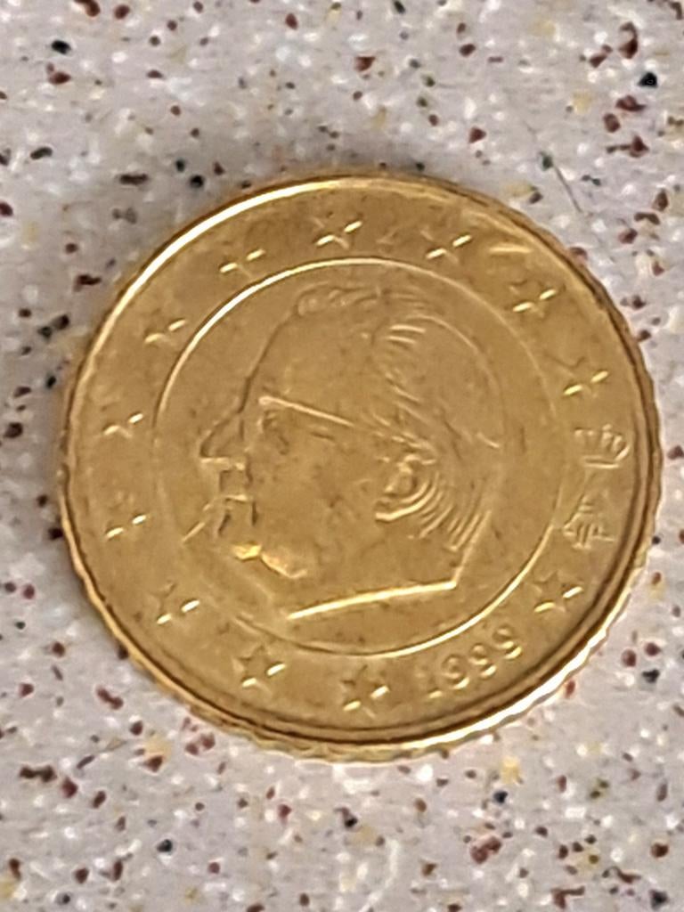 50 eurocent Belgie 1999 Zeldzame euromunt, Postzegels en Munten, Munten | Europa | Euromunten, Ophalen of Verzenden