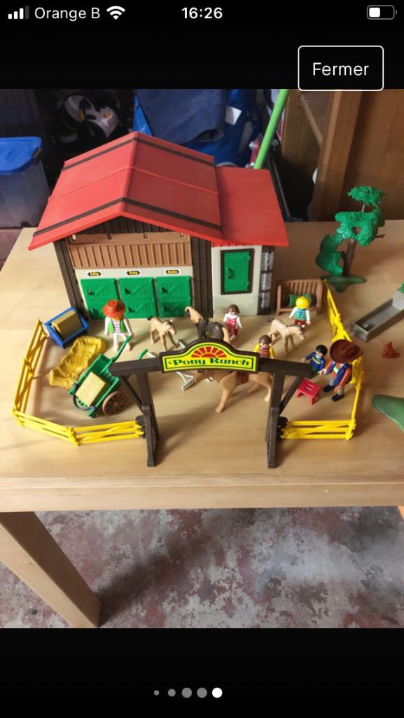 Ranch playmobil, Enlèvement ou Envoi, Comme neuf, Ensemble complet