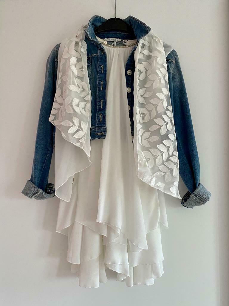 Communie ensemble, Kinderen en Baby's, Kinderkleding | Maat 152, Zo goed als nieuw, Meisje, Setje, Ophalen