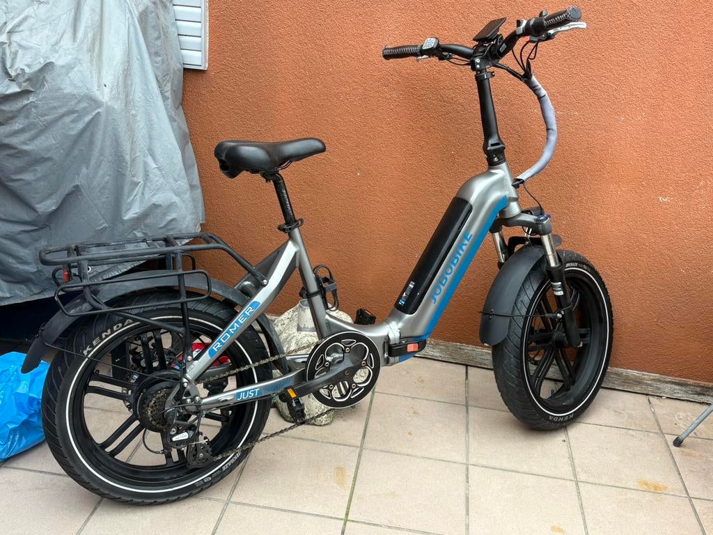 Jobobike Romer elektrische fatbike – zeer nette staat, 20 inch of meer, Versnellingen, Zo goed als nieuw, Totaal opvouwbaar