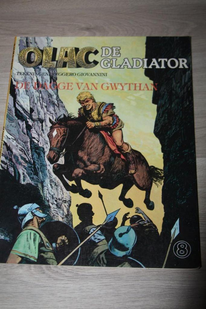 Olac de gladiator , nr 8 , Don Lawrence 1e druk 1982, Boeken, Gelezen, Eén stripboek, Ophalen of Verzenden, Don Lawrence