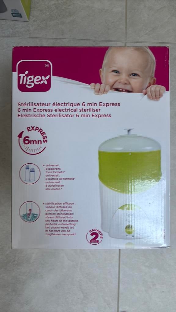 Tigex sterilisator, Kinderen en Baby's, Ophalen, Zo goed als nieuw, Sterilisator