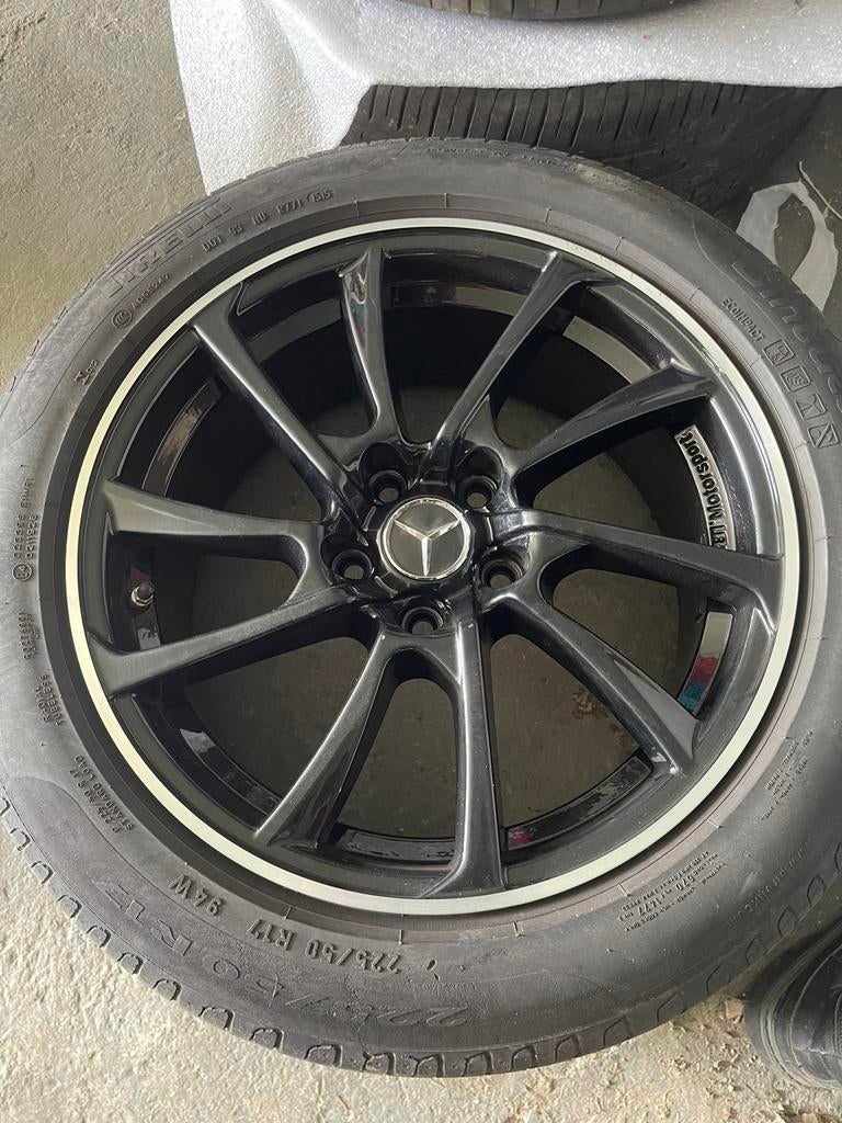 À vendre 4 jantes ABTmotorsport 17" 5/112, Enlèvement, Pneu(s)
