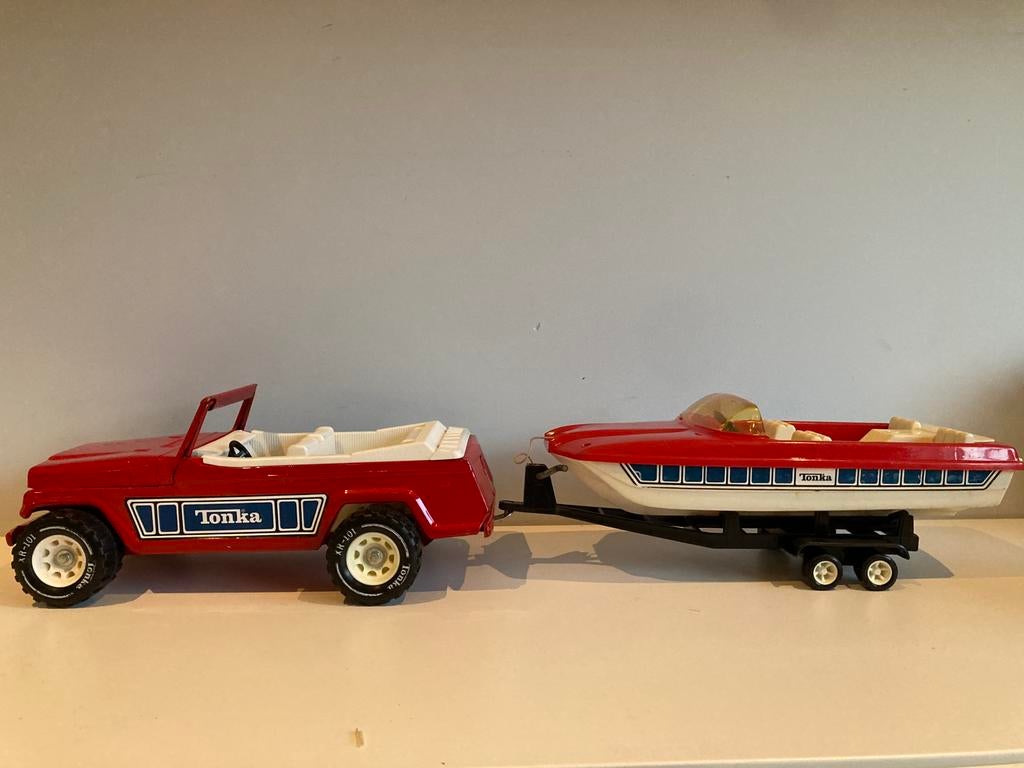 Tonka Jeepster Runabout 1970 XR-101, Verzamelen, Ophalen, Zo goed als nieuw