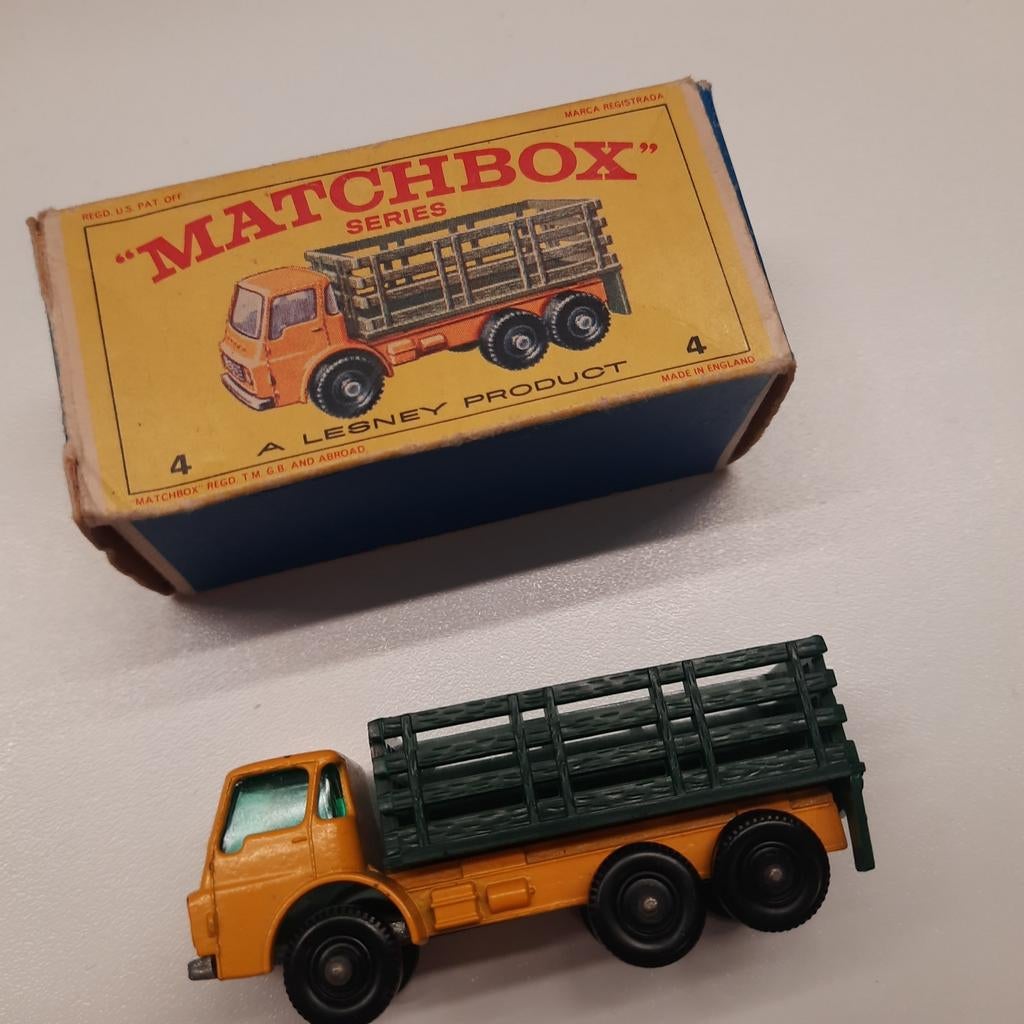SÉRIE MATCHBOX N 4 : DODGE STAKE TRUCK *VINTAGE*BOXED*, Enlèvement, Neuf, Bus ou Camion, Matchbox