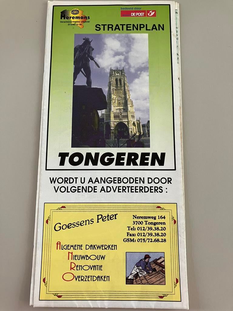 Stratenplan TONGEREN., Boeken, Ophalen of Verzenden