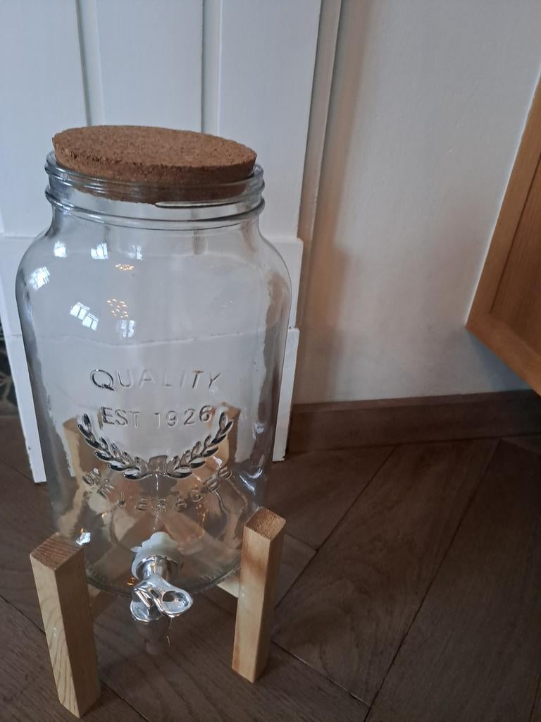 glazen drankdispenser of limonadetap, Huis en Inrichting, Ophalen