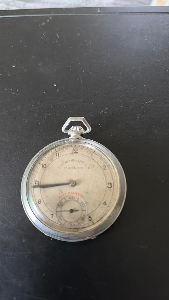 Montre brevetée Roskopf sa, Enlèvement, Argent, Montre de poche, Autres marques