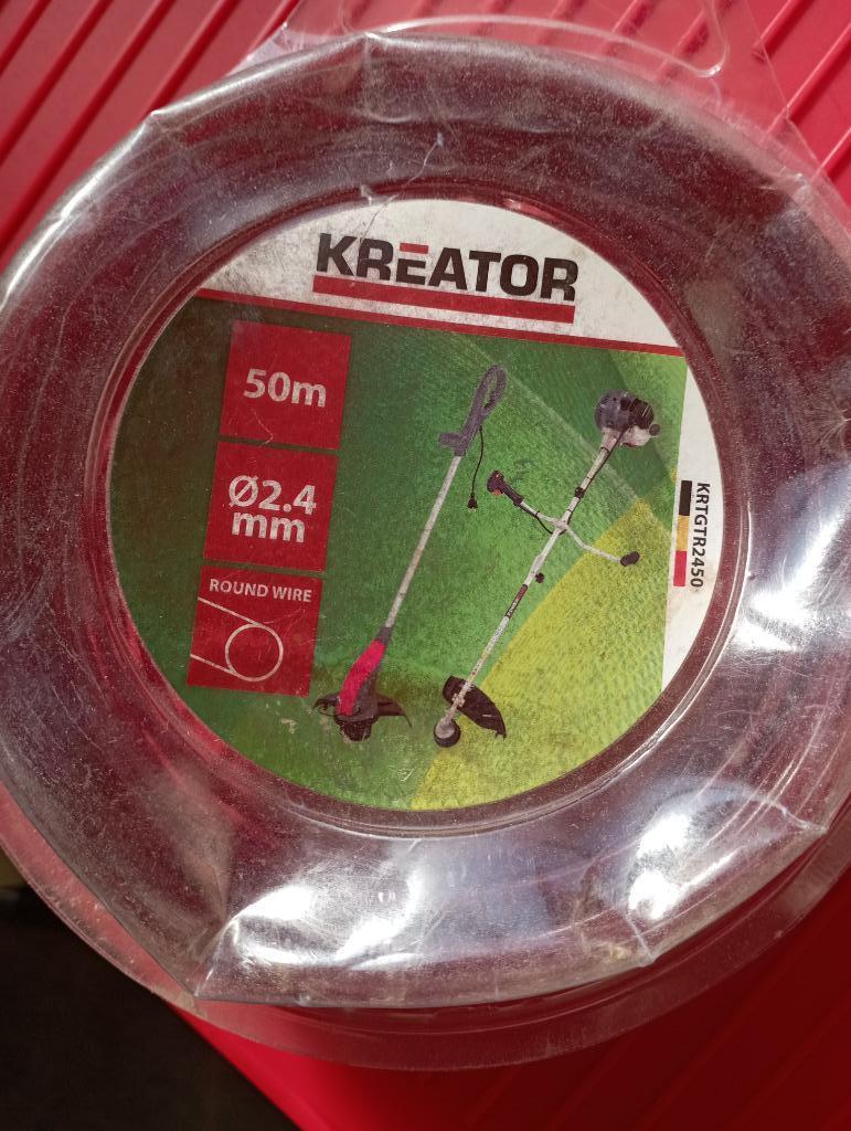 fil rond pour coupe-bordures 2,4mm 15m, Enlèvement, Neuf