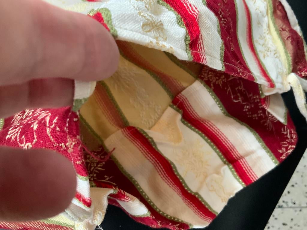 2 handgemaakte hoezen voor stoelkussens, Ophalen of Verzenden, Zo goed als nieuw, Rood
