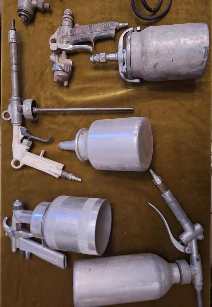 Pistolet à peinture, Enlèvement