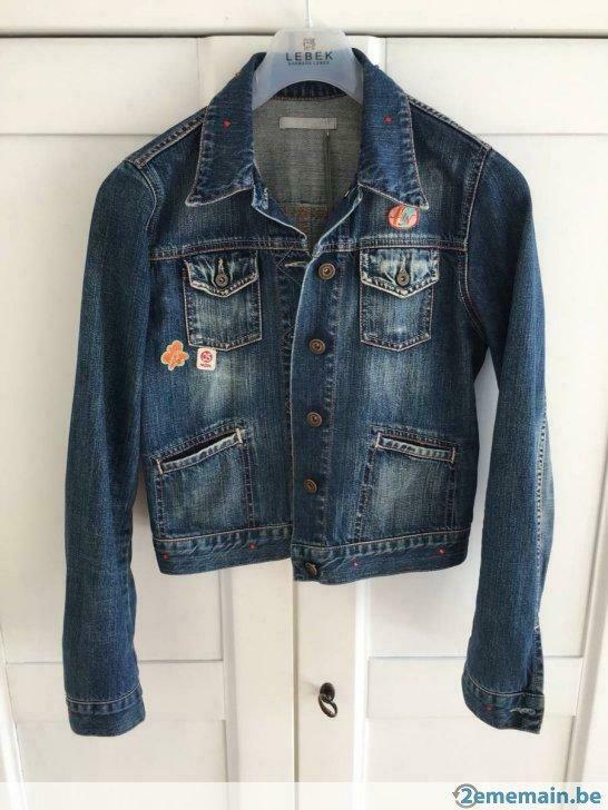 Veste en jeans MER DU NORD taille S neuve, Nieuw, Maat 36 (S), Blauw