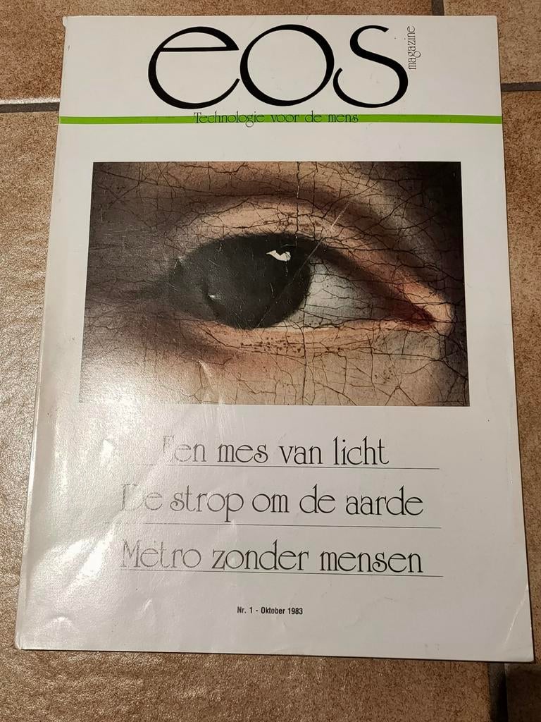 Eerste nummer EOS , nr 1 oktober 1983., Boeken, Ophalen of Verzenden, Zo goed als nieuw, Natuurwetenschap