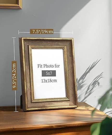 gouden houten fotolijst | 13 x 18 cm | GRATIS LEVERING, -, Verzenden, -, Nieuw