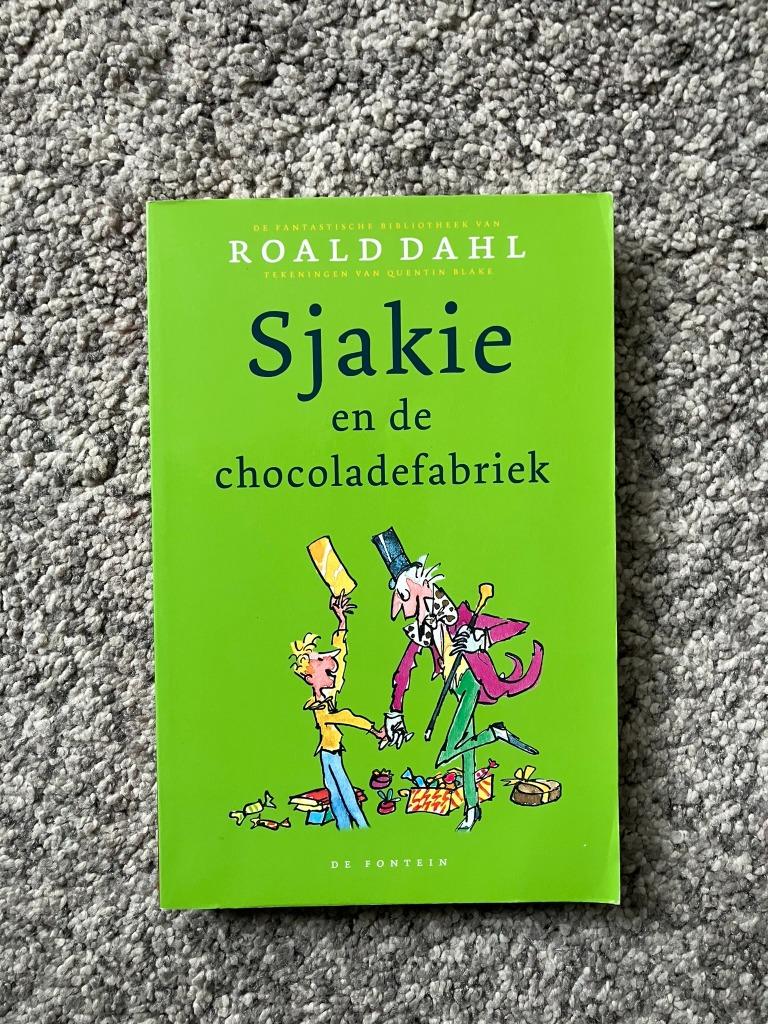 sjakie en de chocoladefabriek: Roald Dahl, Boeken, Ophalen of Verzenden, Nieuw