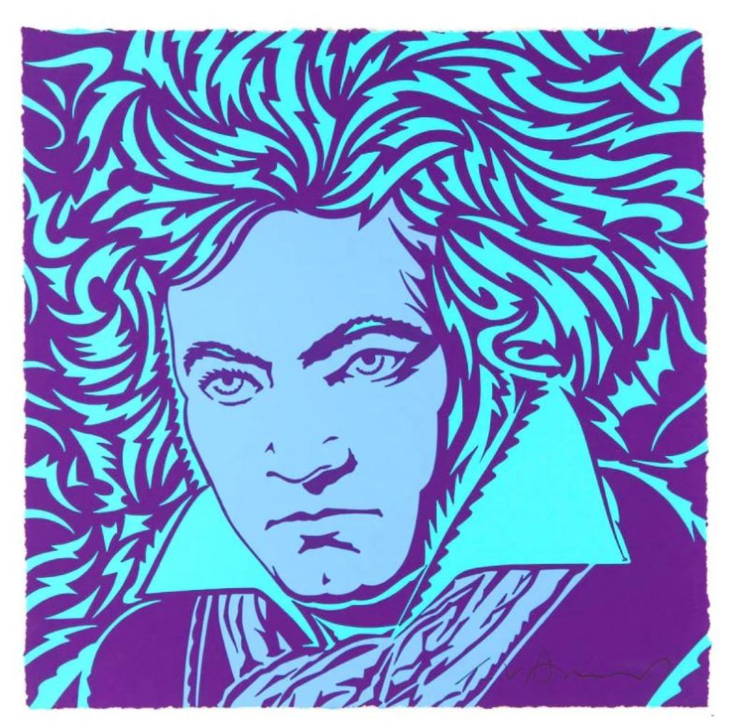 John Van Hamersveld, Moonlight Sonata, Beethoven, pop art, Ophalen of Verzenden