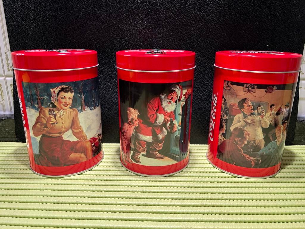 3 metalen blikjes van COCA COLA, Ophalen of Verzenden, Nieuw