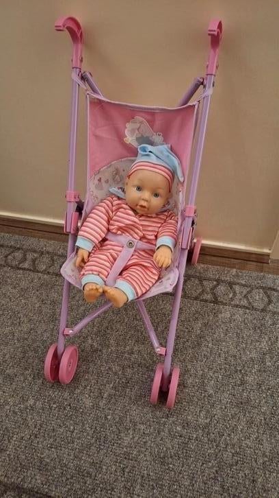 Pop met geluiden  + buggy in perfecte propere staat, Enlèvement, Comme neuf, Baby Pop