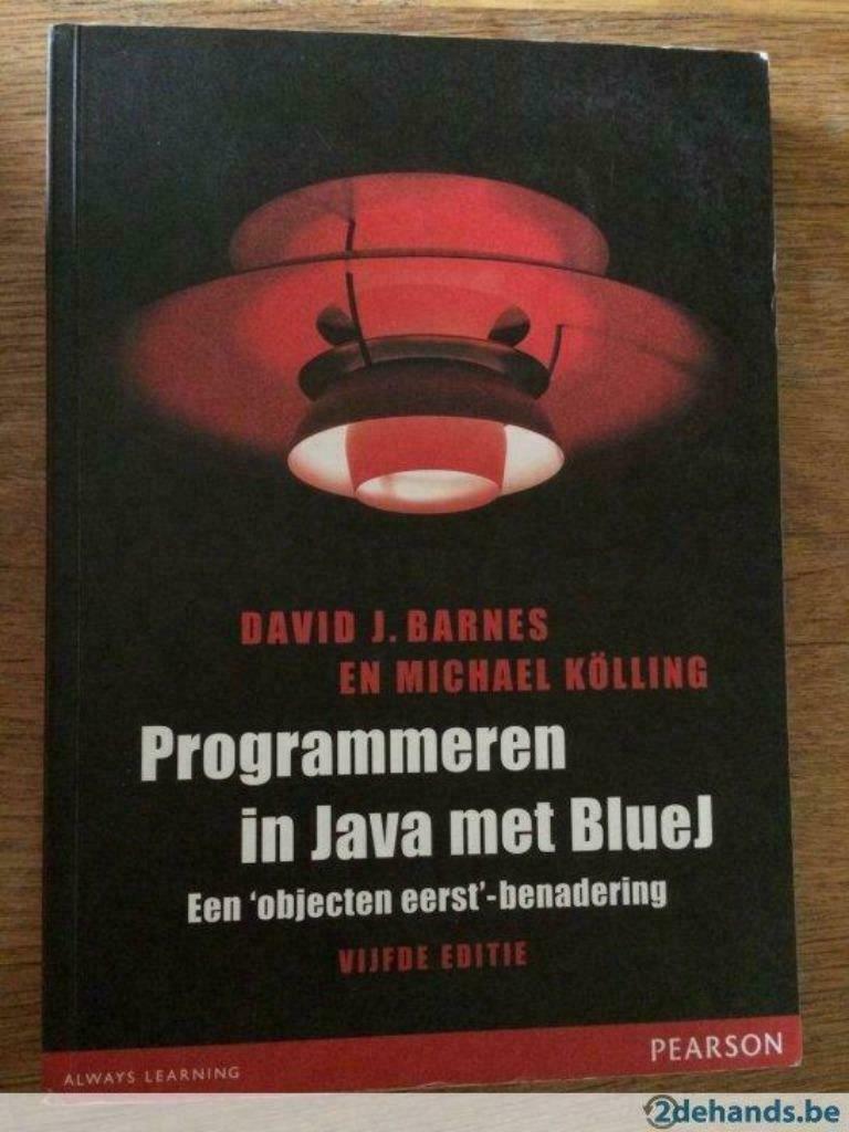 Programmeren in JAVA met BLUEJ - vijfde editie, Ophalen of Verzenden, Zo goed als nieuw