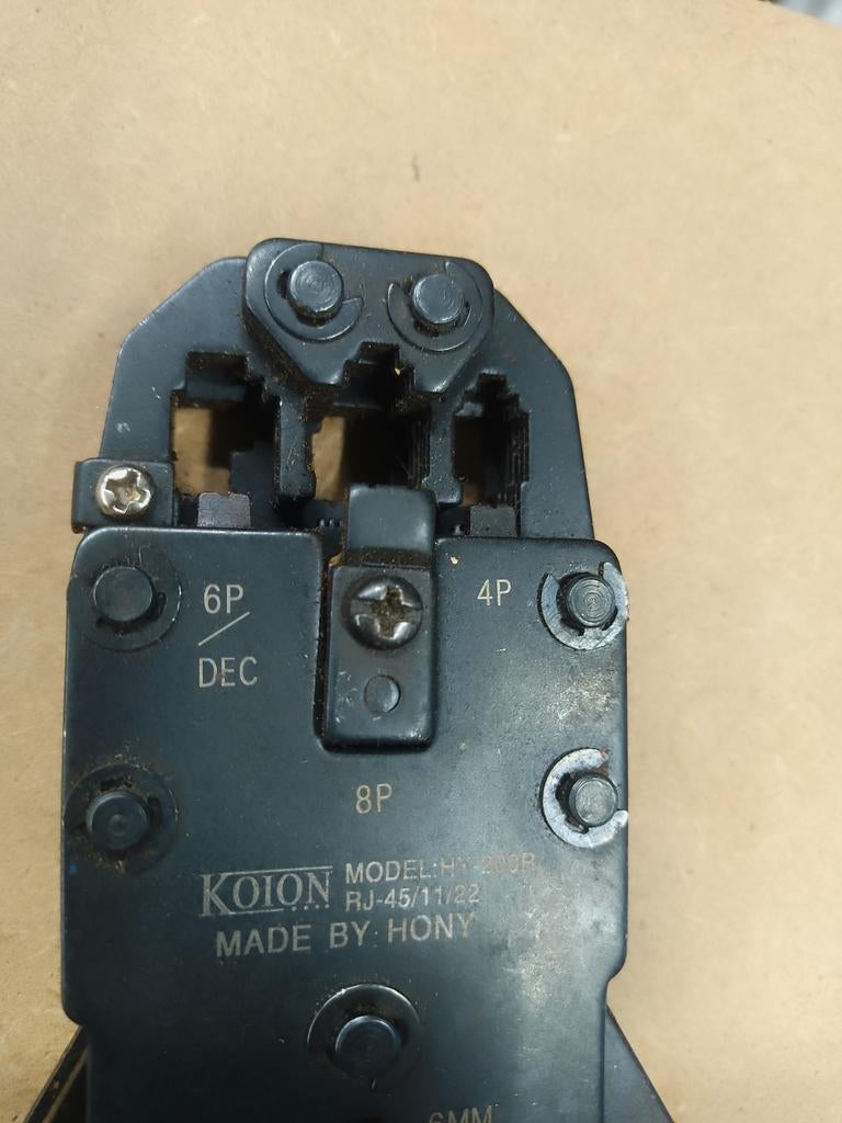 krimptang voor ethernet kabel KOION, Ophalen, Zo goed als nieuw