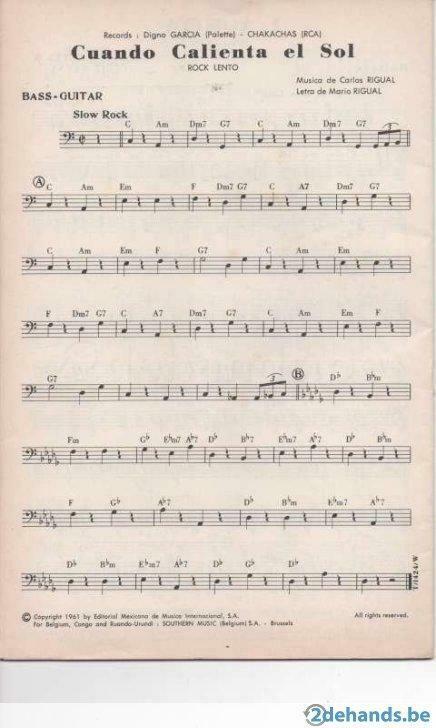 Digno Garcia / Partituur voor geheel orkest (als nieuw), Collections, Collections Autre, Utilisé, Envoi