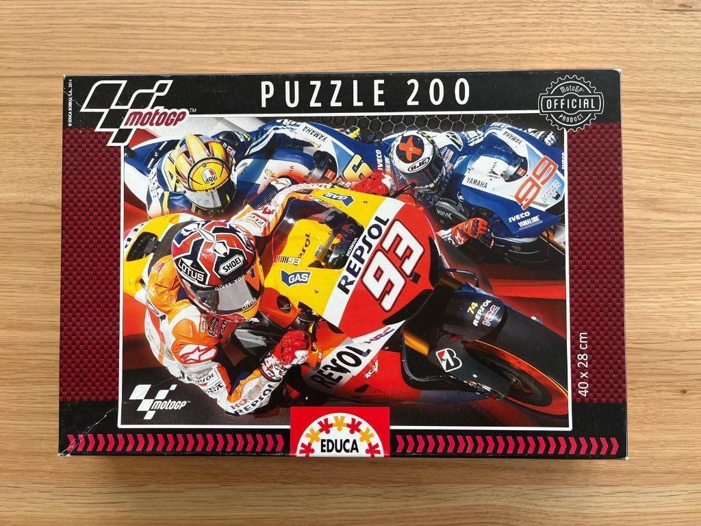 Puzzle MotoGP 200 Piéces, Enlèvement, Plus de 50 pièces, Utilisé, 6 ans ou plus