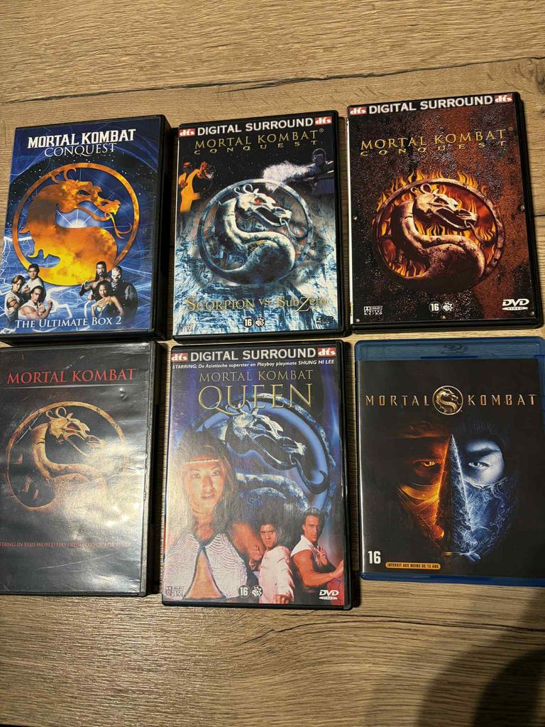 Lot DVD’s/Blu-Ray: Mortal Kombat, Ophalen of Verzenden, Zo goed als nieuw, Martial Arts