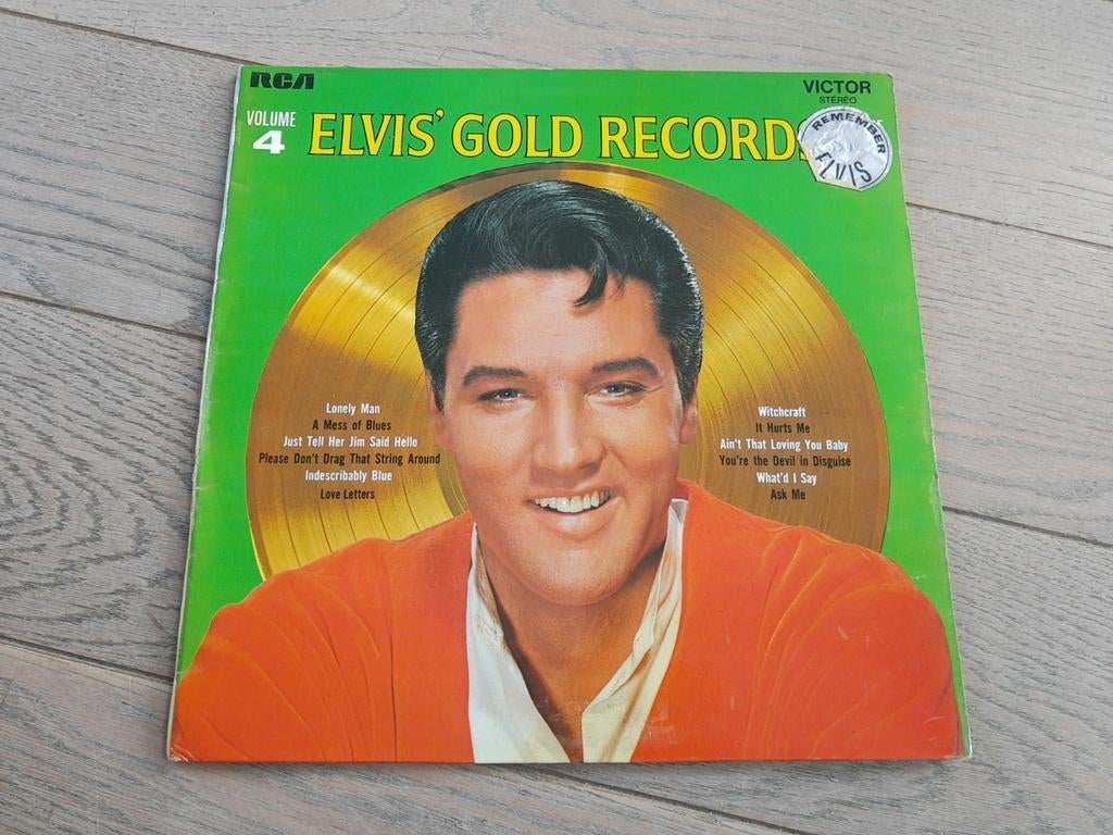 LP - Elvis, disque d'or, Enlèvement ou Envoi, Comme neuf