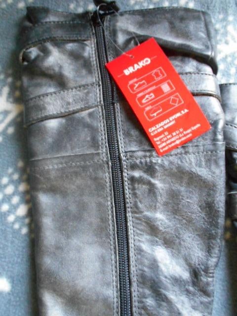 gloednieuwe laarzen brako echt leder 10 € m 36, Kleding | Dames, Hoge laarzen, Bruin, Nieuw, Ophalen of Verzenden
