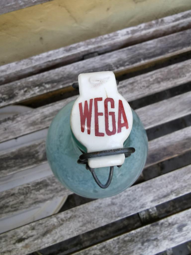 Vintage Wega beugelfles fles van mineraalwater, Belgisch, Enlèvement ou Envoi